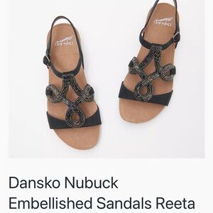 Dansko beaded sandals
